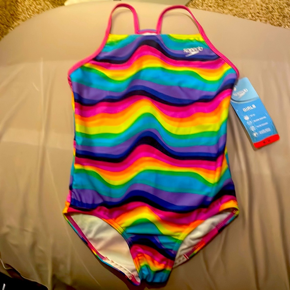 Girls Speedo Swimwear size M 10/12 NWT